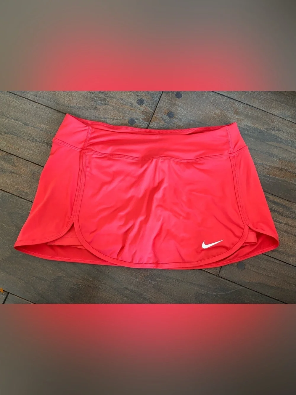 Nike Court Pure Tennis Skort in Red Dri-FIT Athletic Size Medium